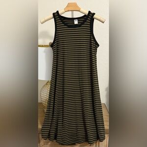 5 for $20 Deal- Old Navy Striped Olive Green and Black Dress- Size XS